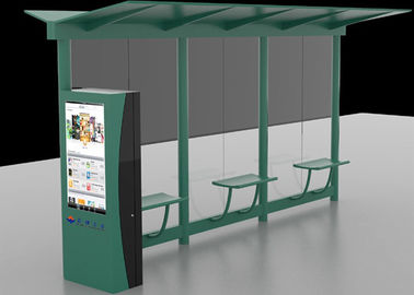 Αυτόματο υπαίθριο ψηφιακό σύστημα σηματοδότησης LCD, ψηφιακό σύστημα διαφήμισης καταφυγίων στάσεων λεωφορείου