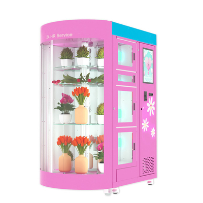 Μηχανή πώλησης ντουλαπιών λουλουδιών ψύξης αυτοεξυπηρετήσεων με Wifi 19 ίντσα