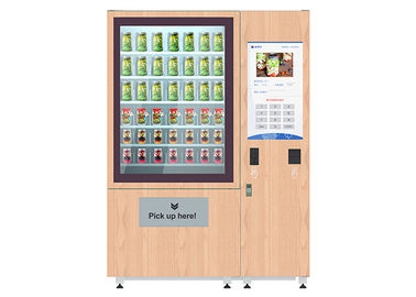 Προηγμένη μηχανή πώλησης σαλάτας υγείας με το σύστημα ανελκυστήρων και τη λειτουργία τηλεχειρισμού