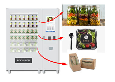 Φρέσκες μηχανές πώλησης τροφίμων ζωνών μεταφορέων, μηχανή πώλησης λαχανικών σάντουιτς
