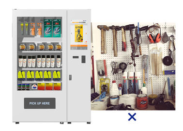 Τα προϊόντα ασφάλειας καλύπτουν τη μηχανή πώλησης περίπτερων εργαλείων με το σύστημα γάντζων ανελκυστήρων