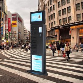 Winnsen που διαφημίζει το έξυπνο τηλεφωνικής χρέωσης ντουλάπι πορτών γυαλιού περίπτερων χρησιμοποιημένο RFID