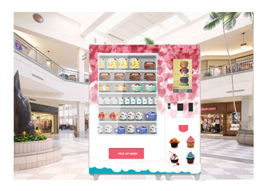 Μηχανή πώλησης Cupcake μπισκότων πληρωμής καρτών μετρητών με το μακρινό σύστημα διαχείρισης δικτύου