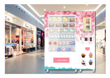 Χρησιμοποιημένη νόμισμα μηχανή πώλησης τροφίμων διαφήμισης, μηχανή πώλησης πρόχειρων φαγητών ψωμιού Cupcake