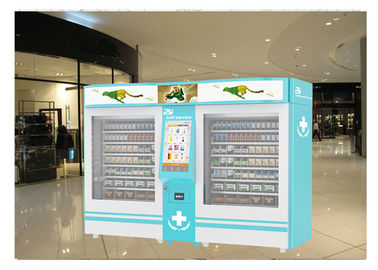 Εσωτερική υπαίθρια μηχανή πώλησης ιατρικής φαρμάκων ανελκυστήρων ανελκυστήρων με τη διαφήμιση της οθόνης