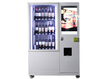Η μηχανή πώλησης κρασιού μπουκαλιών μεταφορέων ζωνών ξενοδοχείων με το σύστημα ανελκυστήρων τοποθετεί δημόσια