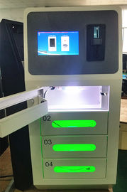 Χρησιμοποιημένα νόμισμα MCU περίπτερα σταθμών χρέωσης σταθμών τηλεφωνικής χρέωσης κυττάρων συστημάτων πολλαπλάσια USB με 4 ντουλάπια