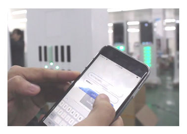 12 αυλακώσεις που διαφημίζουν κοινό σταθμό τράπεζας δύναμης LCD τον οθόνη που μοιράζεται το σύστημα ενοικίου τράπεζας δύναμης με APP ή τον αναγνώστη καρτών