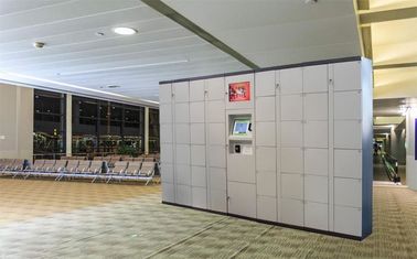 Δημόσια ντουλάπια αερολιμένων σταθμών τρένου σχολικής αποθήκευσης μετάλλων με την έξυπνη πρόσβαση πιστωτικών καρτών κλειδαριών