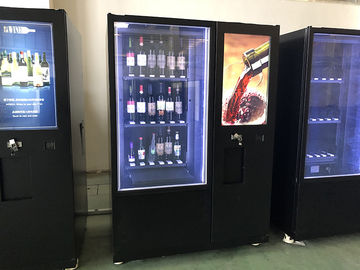 Μίνι Mart λόμπι ξενοδοχείων μηχανή πώλησης μπουκαλιών σαμπάνιας μπύρας λαμπιρίζοντας κρασιού Commerical με το καινοτόμο διευθετήσιμο κανάλι