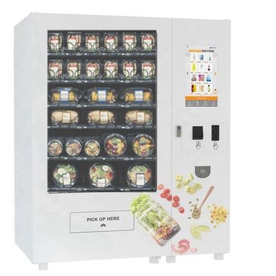 έξυπνη μηχανή πώλησης combo ρομποτική με το σύστημα ανελκυστήρων για τα φρέσκα σούσια σαλάτας σάντουιτς τροφίμων cupcake με το φούρνο μικροκυμάτων