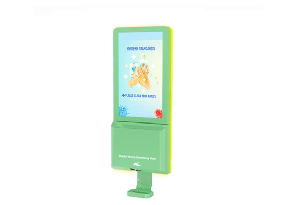 Sanitizer χεριών δοκιμής θερμοκρασίας Touchless αυτόματος διανομέας