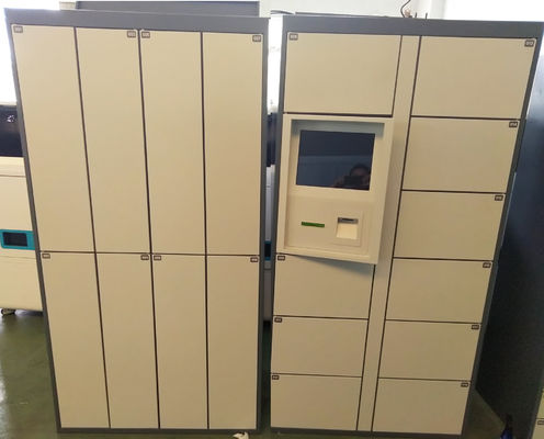 24 ντουλάπια αποσκευών χάλυβα πορτών, έξυπνο μεγάλο μέγεθος γραφείου αποθήκευσης ντουλαπιών
