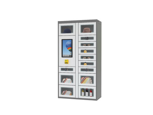 Πλήρως αυτόματη βιομηχανική μηχανή ντουλαπιών πώλησης με την οθόνη αφής 15» LCD