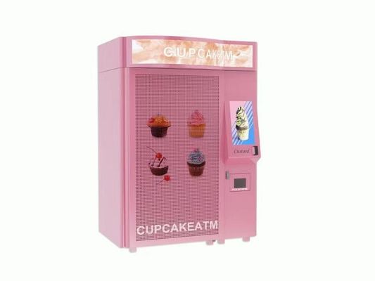 Μικρή αυτοματοποιημένη μηχανή πώλησης πρόχειρων φαγητών Cupcake με την οθόνη αφής ανελκυστήρων ανελκυστήρων