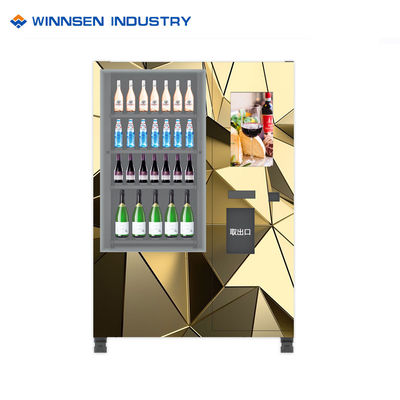 Διαφήμιση της αντικλεπτικής μηχανής πώλησης κρασιού οθόνης αφής φορέων με τον ανελκυστήρα