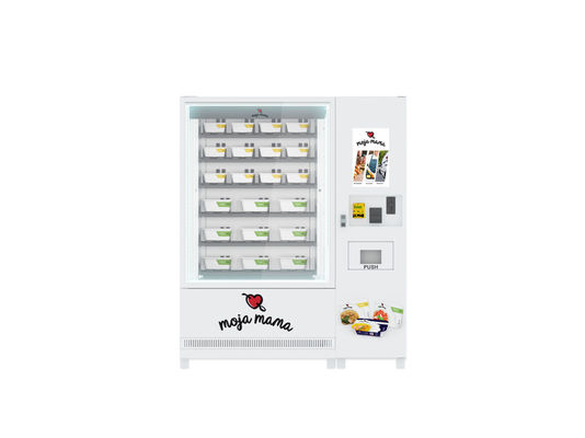 LCD Cupcake μηχανή πώλησης σαλάτας 32 ίντσας με τον ανελκυστήρα και το σύστημα ψύξης