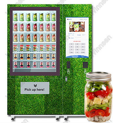 LCD Cupcake μηχανή πώλησης σαλάτας 32 ίντσας με τον ανελκυστήρα και το σύστημα ψύξης