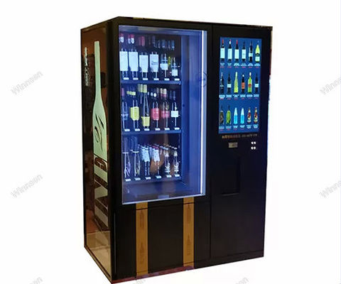 Έξυπνη επαλήθευση ηλικίας Combo μηχανών πώλησης CHAMPAGNE ψυγείων