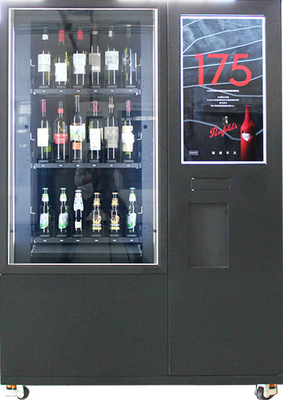Πολλαπλάσια μηχανή πώλησης μπουκαλιών γυαλιού πληρωμής ουίσκυ με τον ανελκυστήρα μεταφορέων