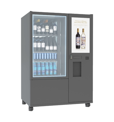 Μακρινή διαφήμιση πλατφορμών μηχανών πώλησης μπουκαλιών κρασιού συστημάτων ανελκυστήρων μεταφορέων