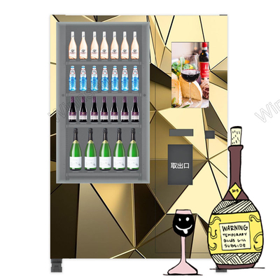Αρρενωπή μηχανή πώλησης κρασιού Combo με την πληρωμή καρτών