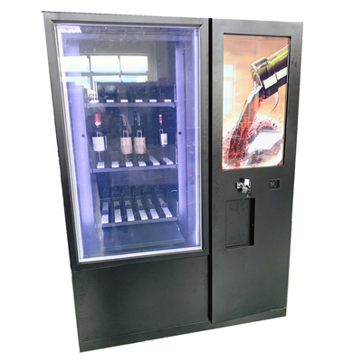 Μηχανή πώλησης κρασιού συνήθειας με τον αναγνώστη ανελκυστήρων και καρτών