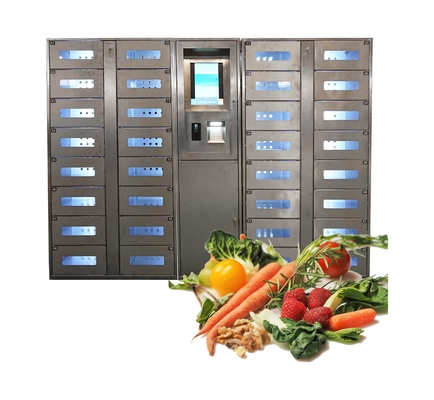 Ευφυής μηχανή ντουλαπιών πώλησης τροφίμων φυτική αυτοεξυπηρέτηση 24 ωρών