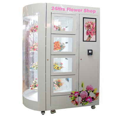 Η μηχανή πώλησης λουλουδιών διαφήμισης LCD φρέσκια αυξήθηκε με τον ελεγκτή θερμοκρασίας