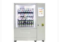 QR Code Fresh Fruit Food Salad Vending Machine Refrigerator With Touch Screen