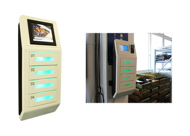 Περιτοιχισμένα τοποθετημένα ντουλάπια φορτιστών σταθμών τηλεφωνικής χρέωσης κυττάρων εστιατορίων φραγμών με 4 ντουλάπια
