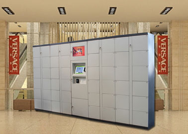 Έξυπνο ντουλάπι αποθήκευσης γραφείου αποσκευών γυμναστικής θεματικών πάρκων με το νόμισμα που χρησιμοποιείται