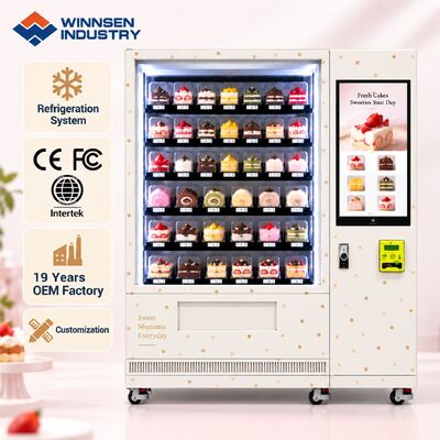 Ποιότητα Winnsen No Drop Elevator Delivery Cake Vending Machine Protects Soft Bread εργοστάσιο