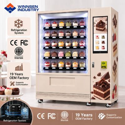 Ποιότητα Winnsen Commercial Bakery Vending Machine with Refrigeration Smart Elevator for Bread Pastry Sale εργοστάσιο