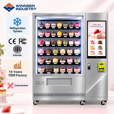Ποιότητα Winnsen Automatic Cake Bread Vending Machine Cloud Management Remote Stock Alerts εργοστάσιο