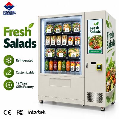 Ποιότητα Winnsen Smart Salad Vending Machine 22 Inch Advertising Screen Touch Display εργοστάσιο