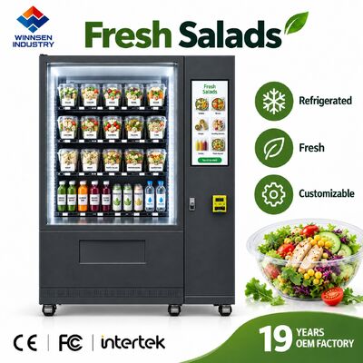 Ποιότητα Winnsen Refrigerated Salad Vending Machine for Gym Fitness Center Fresh Meals εργοστάσιο