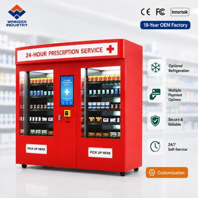 Ποιότητα Winnsen Campus Pharmacy Vending Machine 24H Medicine Dispenser for School Health Center εργοστάσιο