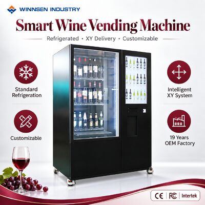 Ποιότητα Winnsen  Commercial Wine Vending Machine for Wine Shops Liquor Stores Retail Display Cooler εργοστάσιο