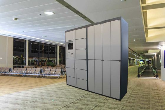 Ντουλάπια αποσκευών ενοικίου ξενοδοχείων με την πλατφόρμα τηλεχειρισμού και τις πολλαπλάσιες συσκευές πληρωμής