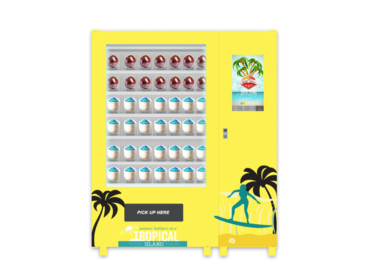 Εσωτερικό καρύδων νερού πιστωτικών καρτών τροφίμων πώλησης αυτοκίνητο συστημάτων ανελκυστήρων μηχανών εμπορικό