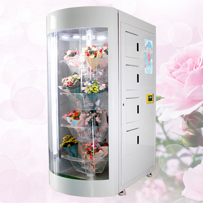 Floral μηχανή πώλησης 360 περιστροφής με τον αναγνώστη πιστωτικών καρτών