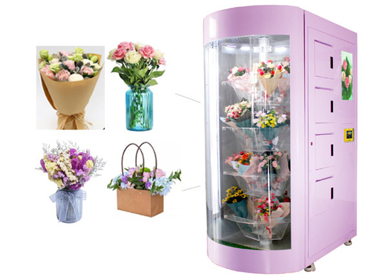 φρέσκια μηχανή πώλησης σταθμών λουλουδιών ανθοκόμων 24 ωρών με τον τηλεχειρισμό