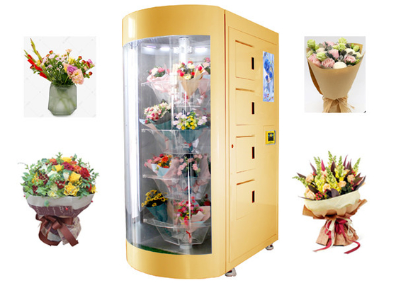 Ολλανδία Δανία προσαρμοσμένη μηχανή πώλησης λουλουδιών φρέσκος-περικοπών 24 ωρών με τον υγραντή ψύξης για την αγορά της Ευρώπης
