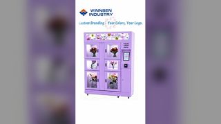 Αυτόματη αυτόματη πώληση Smart Flower 24 7 Fresh Bouquet Sales